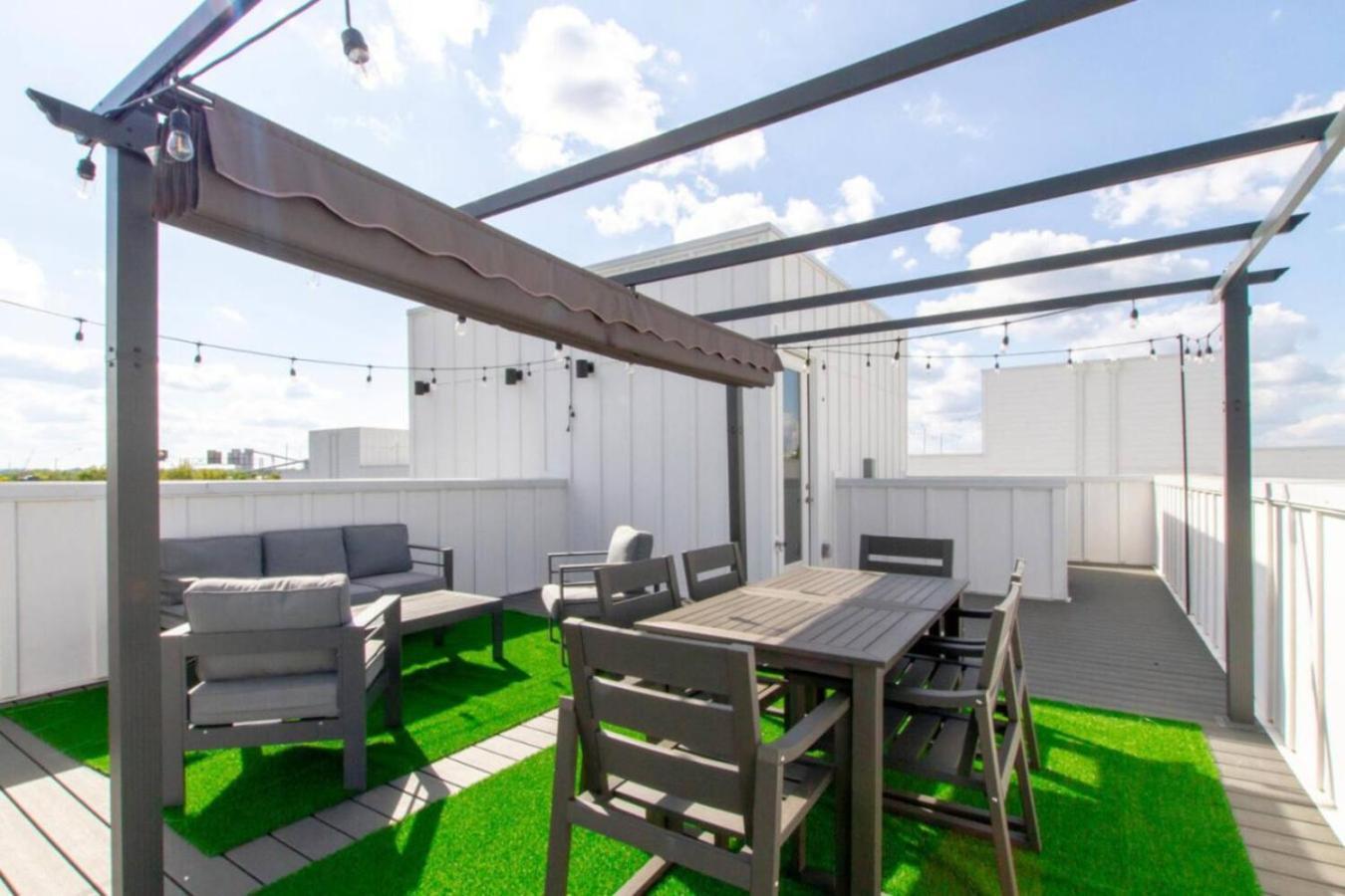 Skyline Serenity Rooftop Patio With Ping Pong Villa Nashville Exterior photo